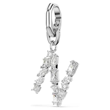 Charm Symbolica, N, Blanc, Métal rhodié - Swarovski, 5707227
