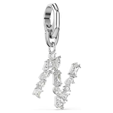 Symbolica Charm, N, Weiß, Rhodiniert - Swarovski, 5707227