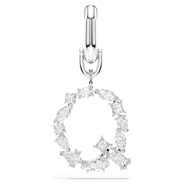 Symbolica Charm, Q, Weiß, Rhodiniert - Swarovski, 5707281