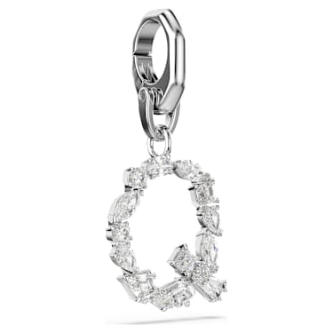 Symbolica Charm, Q, Weiß, Rhodiniert - Swarovski, 5707281