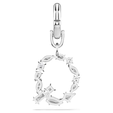 Symbolica Charm, Q, Weiß, Rhodiniert - Swarovski, 5707281