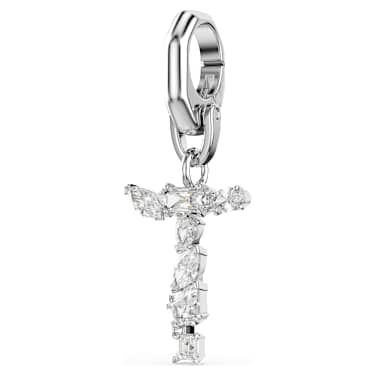 Symbolica Charm, T, Weiß, Rhodiniert - Swarovski, 5707283