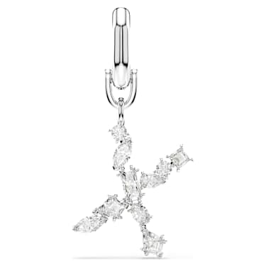 Charm Symbolica, X, Blanc, Métal rhodié - Swarovski, 5707288
