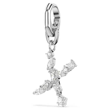 Symbolica Charm, X, Weiß, Rhodiniert - Swarovski, 5707288