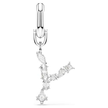 Symbolica Charm, Y, Weiß, Rhodiniert - Swarovski, 5707289