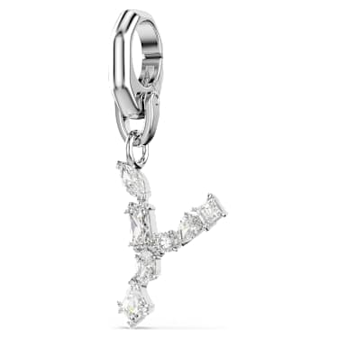 Symbolica Charm, Y, Weiß, Rhodiniert - Swarovski, 5707289