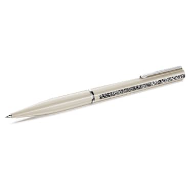 Stylo à bille Crystal Shimmer Glide, Beige, Laqué beige, métal chromé - Swarovski, 5707705