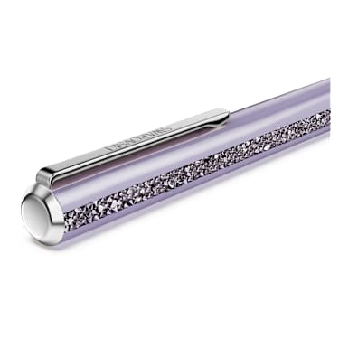 Bolígrafo Crystal Shimmer Glide, Morado, Lacado morado, cromado - Swarovski, 5707707