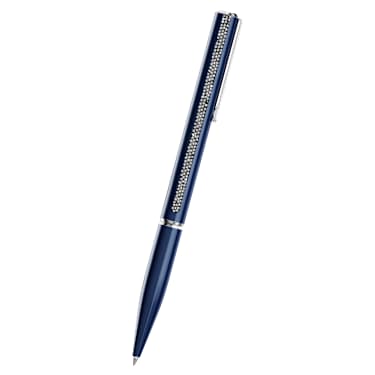 Crystal Shimmer Glide 볼포인트 펜, 블루, 블루 래커 처리, 크롬 플래팅 - Swarovski, 5707709
