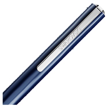 Crystal Shimmer Glide 볼포인트 펜, 블루, 블루 래커 처리, 크롬 플래팅 - Swarovski, 5707709