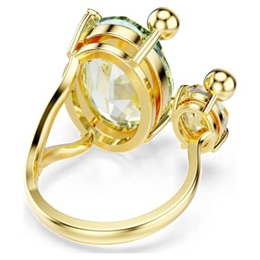Gema 開口戒指, 混合式切割, 漸層色, 鍍金色色調 - Swarovski, 5708028