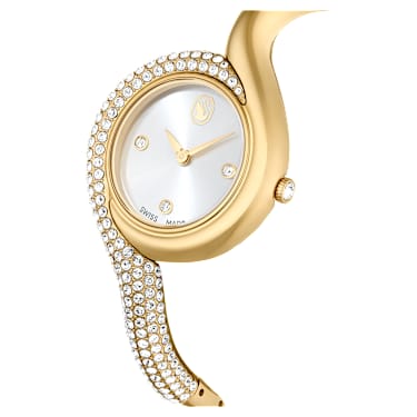 Dextera Asymmetric óra, Svájci gyártmány, Fémszíj, Arany árnyalatú, Arany árnyalatú felület - Swarovski, 5708030