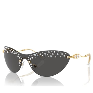 Zonnebril, Mondkapje, Zwart - Swarovski, 5708680