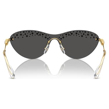 Zonnebril, Mondkapje, Zwart - Swarovski, 5708680