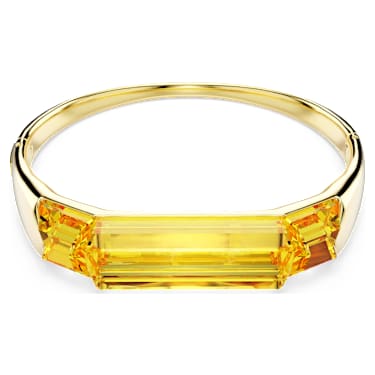 Lucent bangle, Yellow, Gold-tone plated - Swarovski, 5708778