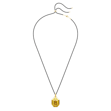Lucent 펜던트, 옥타곤 쉐입, 옐로우, 골드 톤 플래팅 - Swarovski, 5708781