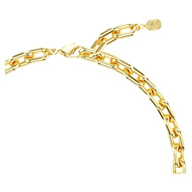 Idyllia 項鏈, 混合式切割, 花朵, 漸層色, 鍍金色色調 - Swarovski, 5709030