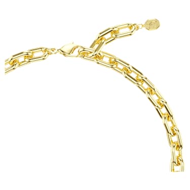 Naszyjnik Idyllia, Szlify różnorodne, Kwiat, Różnokolorowy, Wykończenie z 18-karatowego złota - Swarovski, 5709030