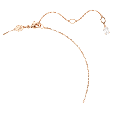 Snake pendant, Mixed cuts, Year of the Snake, Red, Rose gold-tone plated - Swarovski, 5709089