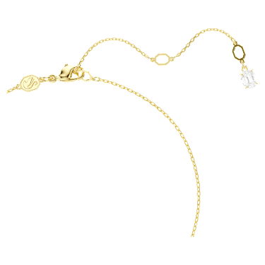 Přívěsek Idyllia, Různé výbrusy, Mušle, Zelená, Povrchová úprava z 18k zlata - Swarovski, 5709377