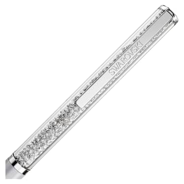 Crystalline Silk Kugelschreiber, Grau, Grau lackiert, Verchromt - Swarovski, 5709613