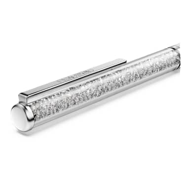 Crystalline Silk Kugelschreiber, Grau, Grau lackiert, Verchromt - Swarovski, 5709613