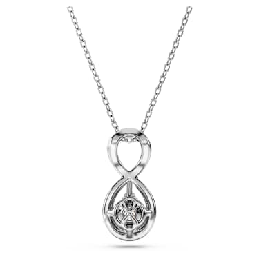 Eternity 鏈墜, 總重 0.33 克拉培育鑽石, 梨形, Infinity, 18K 金（白色) - Swarovski, 5709797