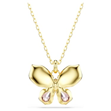 Idyllia 鏈墜, 混合式切割, 密鑲, 蝴蝶, 漸層色, 鍍金色色調 - Swarovski, 5709950