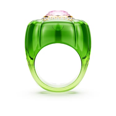 Dulcis cocktail ring, Cushion cut, Pavé, Multicolored - Swarovski, 5709969