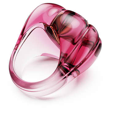 Anello cocktail Dulcis, Taglio Heart, Pavé, Cuore, Rosa - Swarovski, 5709995