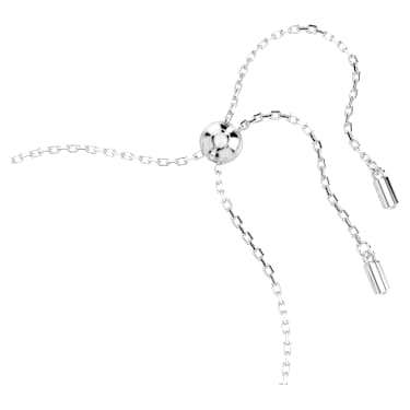 Bransoletka Birthstone, Szlif kwadratowy, Styczeń, Czerwona, Powłoka z rodu - Swarovski, 5710514