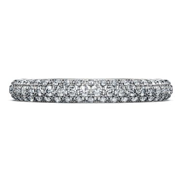 Eternity band ring, Lab-grown diamonds 0.75 ct tw, Round shape, 14K white gold - Swarovski, 5710552
