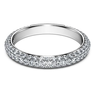 Eternity band ring, Lab-grown diamonds 0.75 ct tw, Round shape, 14K white gold - Swarovski, 5710552