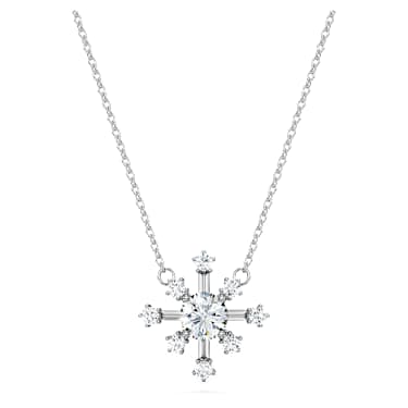 Galaxy pendant, Lab-grown diamonds 0.5 ct tw, Round shape, 14K white gold - Swarovski, 5710645