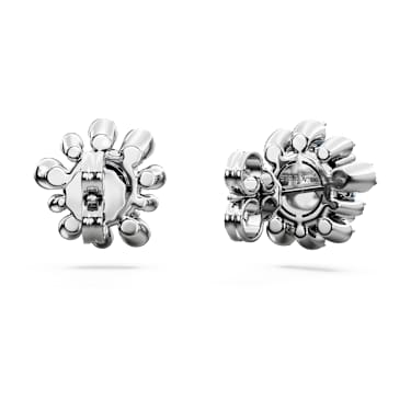 Galaxy stud earrings, Lab-grown diamonds 2.3 ct tw, Round shape, 14K white gold - Swarovski, 5710697