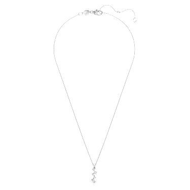 Galaxy pendant, Lab-grown diamonds 0.9 ct tw, Mixed shapes, 14K white gold - Swarovski, 5710719