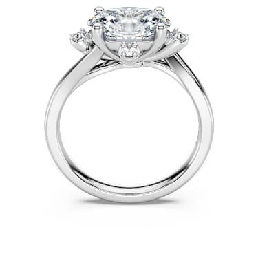 Galaxy ring, Lab-grown diamonds 2.1 ct tw, Oval shape, 14K white gold - Swarovski, 5710824
