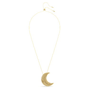 Sublima pendant, Moon, Gold tone, Gold-tone plated - Swarovski, 5710931