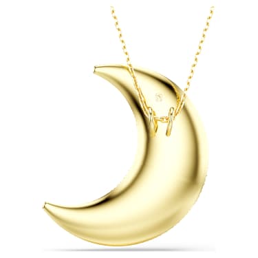 Pendentif Sublima, Lune, Ton doré, Placage de ton or - Swarovski, 5710931