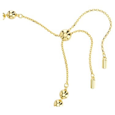 Imber 手链, 仿水晶仿珍珠，心形切割, 心形, 粉红色, 镀金色调 - Swarovski, 5711344