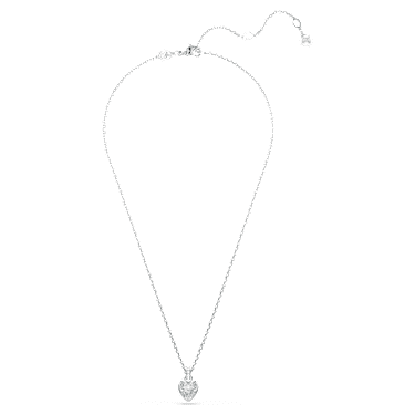 Imber Anhänger, Herzschliff, Herz, Blau, Rhodiniert - Swarovski, 5711346