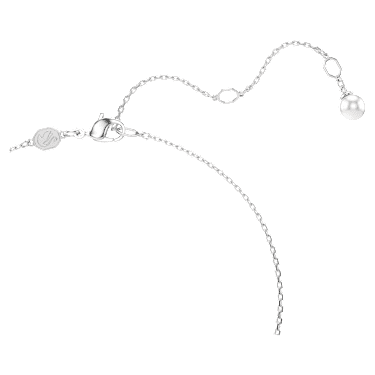 Imber 鏈墜, 心形切割, 心形, 藍色, 鍍白金色 - Swarovski, 5711346