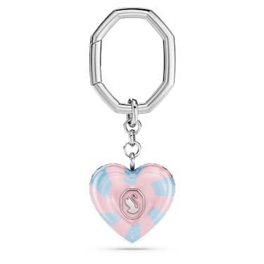 Llavero Dulcis, Talla de corazón, Corazón, Multicolor, Baño de rodio - Swarovski, 5713882