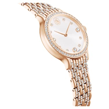Relógio Imber, Fabrico suíço, Pulseira de metal, Tom ouro rosa, Acabamento em rosa dourado - Swarovski, 5713883