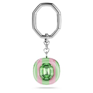 Dulcis 鑰匙扣, 八角形切割, 漸層色, 鍍白金色 - Swarovski, 5713886