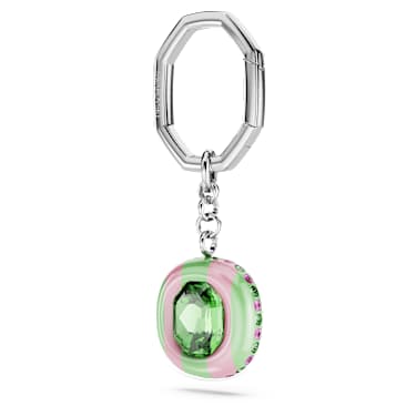 Dulcis 鑰匙扣, 八角形切割, 漸層色, 鍍白金色 - Swarovski, 5713886
