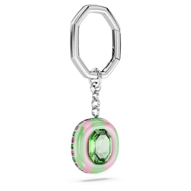 Dulcis 鑰匙扣, 八角形切割, 漸層色, 鍍白金色 - Swarovski, 5713886