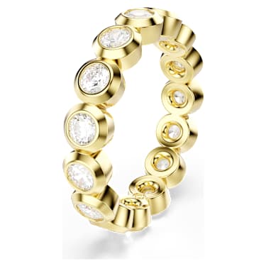 Anel Imber, Lapidação redonda, Branco, Acabamento em ouro de 18 quilates - Swarovski, 5714312