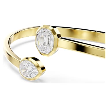 Imber Armband, Blandade slipningar, Vit, 18K guldfinish - Swarovski, 5714315