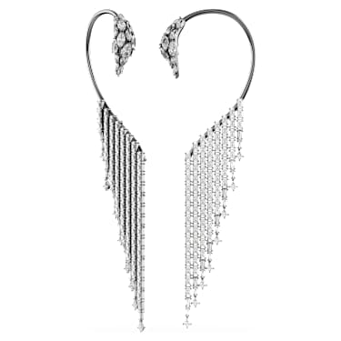 Ozdoby na ucho The Vienna Collection, Labuť, Bílé, Pokoveno rutheniem - Swarovski, 5714555